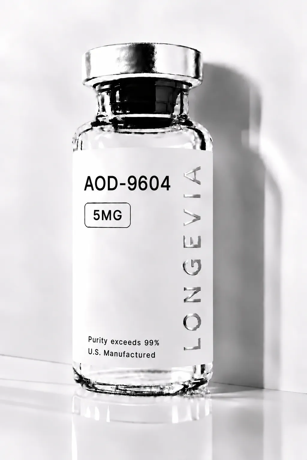 AOD-9604 research peptide vial, photo 2 of 2